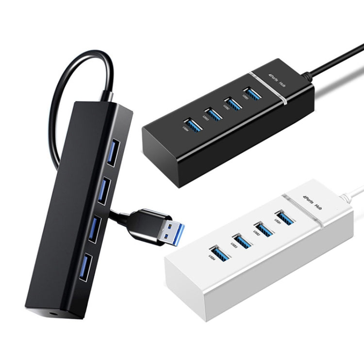 ตัวแปลง HUB 4 พอร์ต USB 2.0 ความยาวสาย 15 ซม., สไตล์: ไม่มีแถบไฟ, มีแถบไฟสีดำ, มีแถบไฟสีขาว