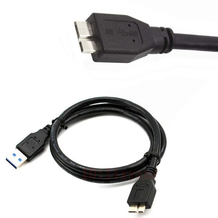 สายข้อมูล USB 3.0 ตัวผู้เป็น Micro USB สำหรับฮาร์ดดิสก์ภายนอก ความยาวสาย 1.8 ม.