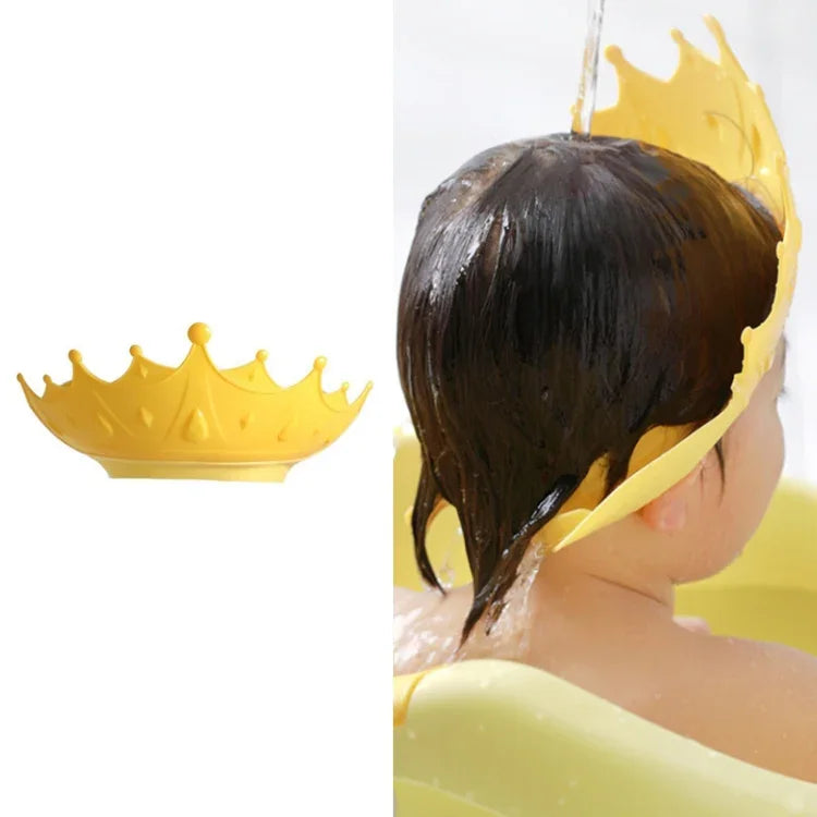 ที่ครอบหูกันน้ำสำหรับแชมพูเด็ก ปรับขนาดได้ สีเหลืองมะนาว แดงเคนติง น้ำเงินวันสุดขีด