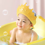 ที่ครอบหูกันน้ำสำหรับแชมพูเด็ก ปรับขนาดได้ สีเหลืองมะนาว แดงเคนติง น้ำเงินวันสุดขีด