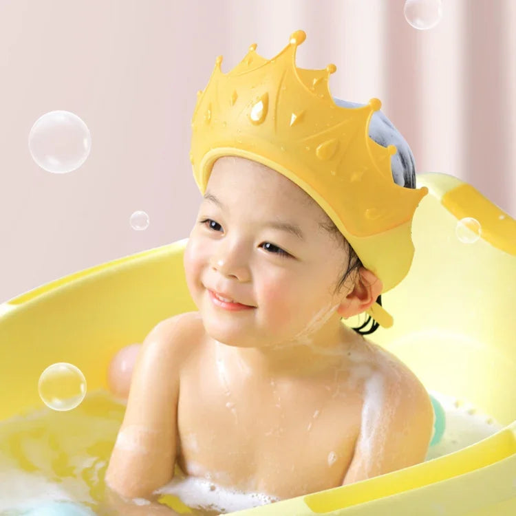 ที่ครอบหูกันน้ำสำหรับแชมพูเด็ก ปรับขนาดได้ สีเหลืองมะนาว แดงเคนติง น้ำเงินวันสุดขีด