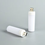 4 PCS USB Candlelight LED Imitation Flame Lamp, 4 PCS Flame Lamp