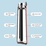 Saylee 304 Stainless Steel Portable Thermos Cup, 350ml, 420ml