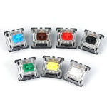 สวิตช์แกน Gateron G Shaft ฝาปิดแกนโปร่งใสสีดำ 10 ชิ้น สไตล์: G3 Foot (แกนสีดำ), G3 Foot (แกนสีแดง), G3 Foot (แกนชา), G3 Foot (แกนสีน้ำเงิน), G3 Foot (แกนสีขาว), G3 Foot (แกนสีเขียว), G3 Foot (แกนสีเหลือง)