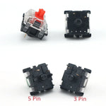 สวิตช์แกน Gateron G Shaft ฝาปิดแกนโปร่งใสสีดำ 10 ชิ้น สไตล์: G3 Foot (แกนสีดำ), G3 Foot (แกนสีแดง), G3 Foot (แกนชา), G3 Foot (แกนสีน้ำเงิน), G3 Foot (แกนสีขาว), G3 Foot (แกนสีเขียว), G3 Foot (แกนสีเหลือง)