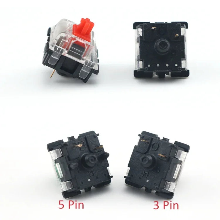 สวิตช์แกน Gateron G Shaft ฝาปิดแกนโปร่งใสสีดำ 10 ชิ้น สไตล์: G3 Foot (แกนสีดำ), G3 Foot (แกนสีแดง), G3 Foot (แกนชา), G3 Foot (แกนสีน้ำเงิน), G3 Foot (แกนสีขาว), G3 Foot (แกนสีเขียว), G3 Foot (แกนสีเหลือง)
