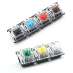 สวิตช์แกน Gateron G Shaft ฝาปิดแกนโปร่งใสสีดำ 10 ชิ้น สไตล์: G3 Foot (แกนสีดำ), G3 Foot (แกนสีแดง), G3 Foot (แกนชา), G3 Foot (แกนสีน้ำเงิน), G3 Foot (แกนสีขาว), G3 Foot (แกนสีเขียว), G3 Foot (แกนสีเหลือง)