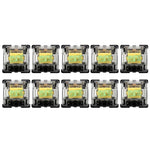 สวิตช์แกน Gateron G Shaft ฝาปิดแกนโปร่งใสสีดำ 10 ชิ้น สไตล์: G3 Foot (แกนสีดำ), G3 Foot (แกนสีแดง), G3 Foot (แกนชา), G3 Foot (แกนสีน้ำเงิน), G3 Foot (แกนสีขาว), G3 Foot (แกนสีเขียว), G3 Foot (แกนสีเหลือง)