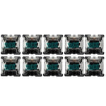 สวิตช์แกน Gateron G Shaft ฝาปิดแกนโปร่งใสสีดำ 10 ชิ้น สไตล์: G3 Foot (แกนสีดำ), G3 Foot (แกนสีแดง), G3 Foot (แกนชา), G3 Foot (แกนสีน้ำเงิน), G3 Foot (แกนสีขาว), G3 Foot (แกนสีเขียว), G3 Foot (แกนสีเหลือง)