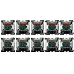 สวิตช์แกน Gateron G Shaft ฝาปิดแกนโปร่งใสสีดำ 10 ชิ้น สไตล์: G3 Foot (แกนสีดำ), G3 Foot (แกนสีแดง), G3 Foot (แกนชา), G3 Foot (แกนสีน้ำเงิน), G3 Foot (แกนสีขาว), G3 Foot (แกนสีเขียว), G3 Foot (แกนสีเหลือง)