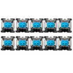 สวิตช์แกน Gateron G Shaft ฝาปิดแกนโปร่งใสสีดำ 10 ชิ้น สไตล์: G3 Foot (แกนสีดำ), G3 Foot (แกนสีแดง), G3 Foot (แกนชา), G3 Foot (แกนสีน้ำเงิน), G3 Foot (แกนสีขาว), G3 Foot (แกนสีเขียว), G3 Foot (แกนสีเหลือง)