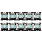 สวิตช์แกน Gateron G Shaft ฝาปิดแกนโปร่งใสสีดำ 10 ชิ้น สไตล์: G3 Foot (แกนสีดำ), G3 Foot (แกนสีแดง), G3 Foot (แกนชา), G3 Foot (แกนสีน้ำเงิน), G3 Foot (แกนสีขาว), G3 Foot (แกนสีเขียว), G3 Foot (แกนสีเหลือง)