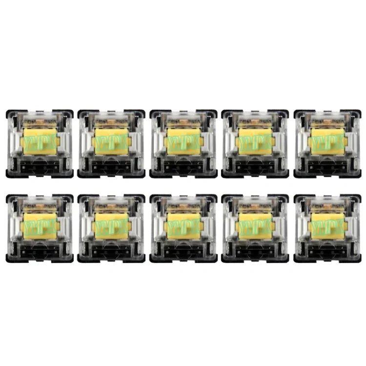 สวิตช์แกน Gateron G Shaft ฝาปิดแกนโปร่งใสสีดำ 10 ชิ้น สไตล์: G3 Foot (แกนสีดำ), G3 Foot (แกนสีแดง), G3 Foot (แกนชา), G3 Foot (แกนสีน้ำเงิน), G3 Foot (แกนสีขาว), G3 Foot (แกนสีเขียว), G3 Foot (แกนสีเหลือง)