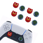 ชุด 2 ชิ้น ฝาครอบป้องกันคันโยก ToyiLuya ซิลิโคนกันลื่นสำหรับด้ามซ้ายและขวา PS4/PS5