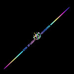 2pcs 60cm Colorful Laser Car Stickers Body Scratches Cover Car Stickers