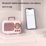 ลำโพงบลูทูธพกพาคุณภาพเสียง HD DW09 USB สำหรับกระเป๋าเดินทาง, สีชมพู, สีน้ำเงิน, สีเหลือง, สีฟ้าอ่อน