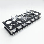 ที่วางแก้วไวน์อะคริลิกรูปทรงกลมมีรู, 6 ช่อง, 12 ช่อง