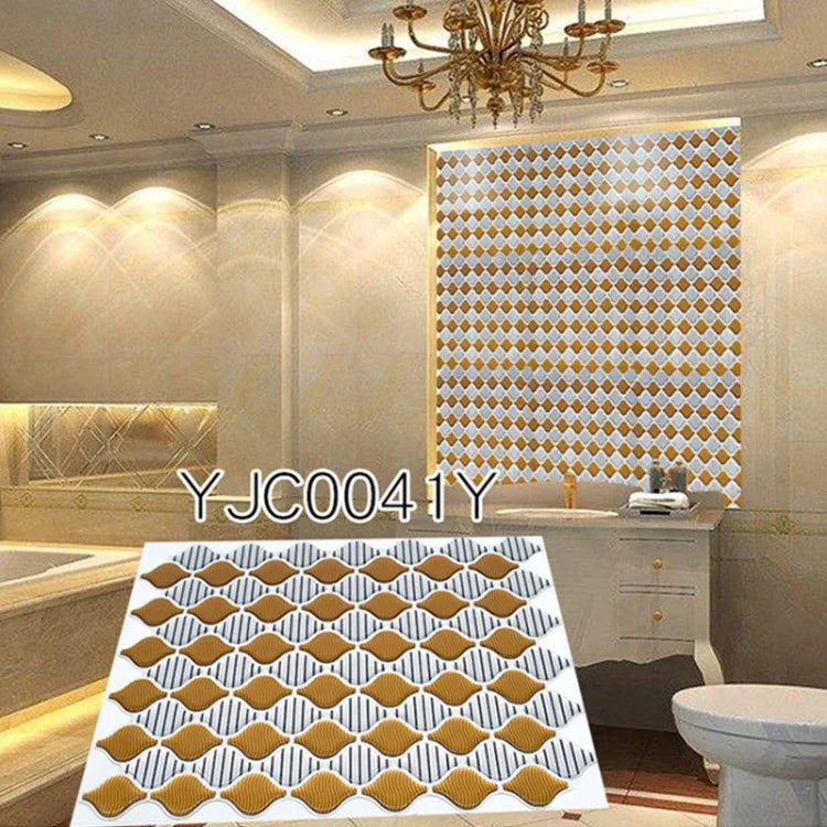 สติ๊กเกอร์ติดผนังคริสตัลอีพ็อกซี่กันน้ำ 3D สเตอริโอสำหรับบ้าน, รหัส YJC0041Y, YJC0056Y, YJC0079, YJC0080