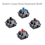 10PCS Cherry Shaft MX Switch Linear Mute Keyboard Shaft, Black Shaft, Red Shaft, Tea Shaft, Blue Shaft, White Shaft, Green Shaft, Silver Shaft, Mute Red Shaft, Mute Black Shaft