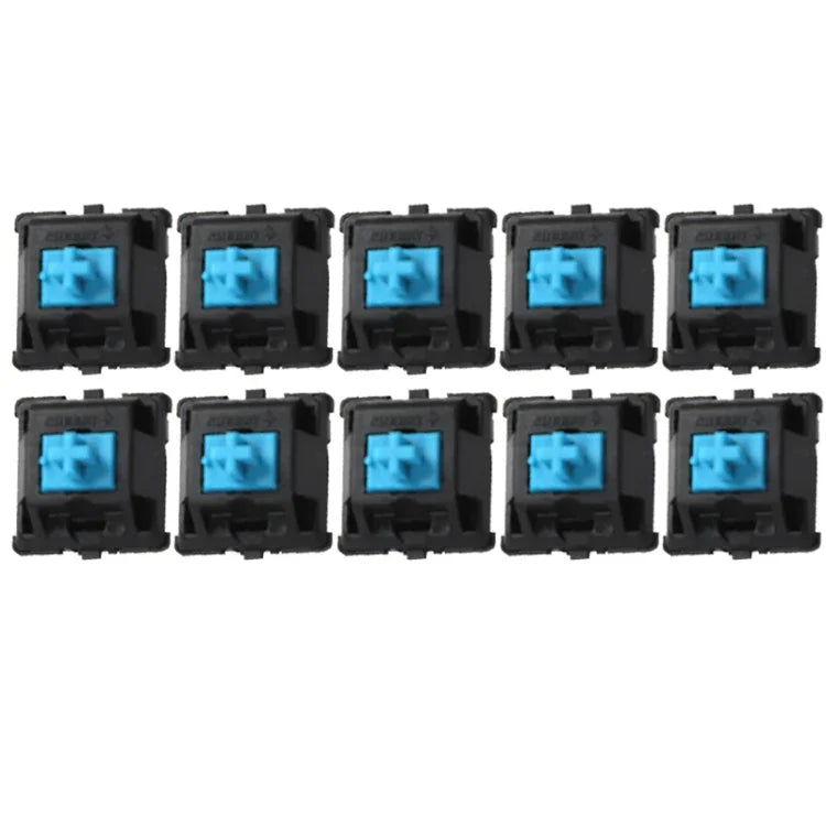 10PCS Cherry Shaft MX Switch Linear Mute Keyboard Shaft, Black Shaft, Red Shaft, Tea Shaft, Blue Shaft, White Shaft, Green Shaft, Silver Shaft, Mute Red Shaft, Mute Black Shaft