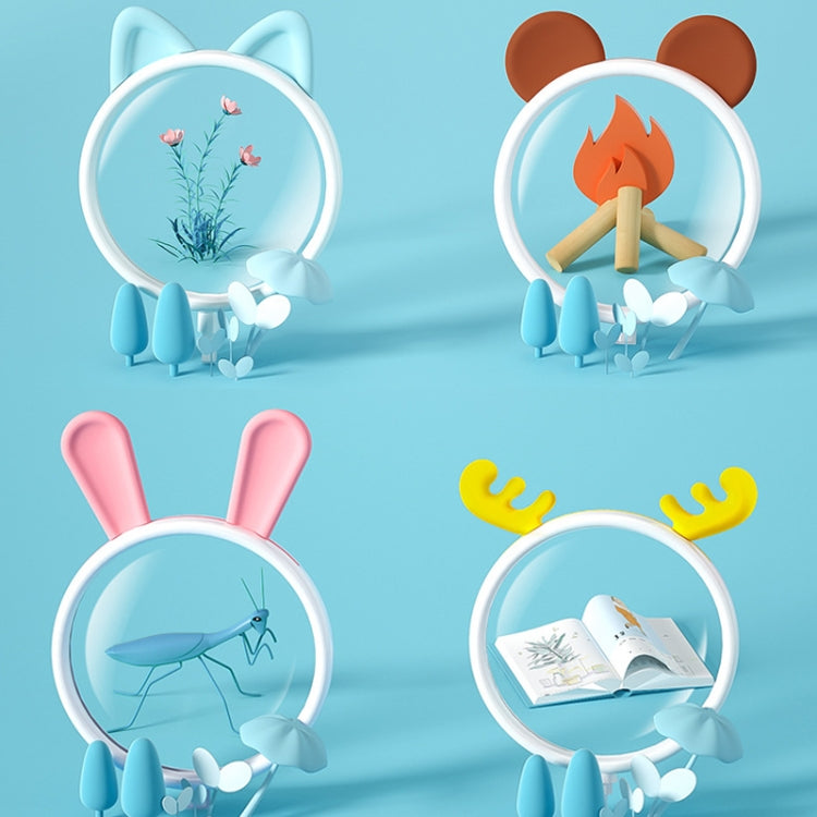 ของเล่นแว่นขยายการ์ตูน HD ขนาด 3 เท่า ของขวัญสำหรับเด็ก กระต่ายชมพู หมีกาแฟ ลูกแมวน้ำเงิน กวางเหลือง