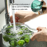 Easy Manual Lemon Juicer Juice Squeezer, White, Red, Green