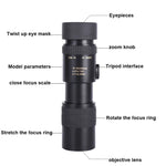 10-300x40 Monocular HD Telescope BAK4 Prism Telescope,Style:, Standard