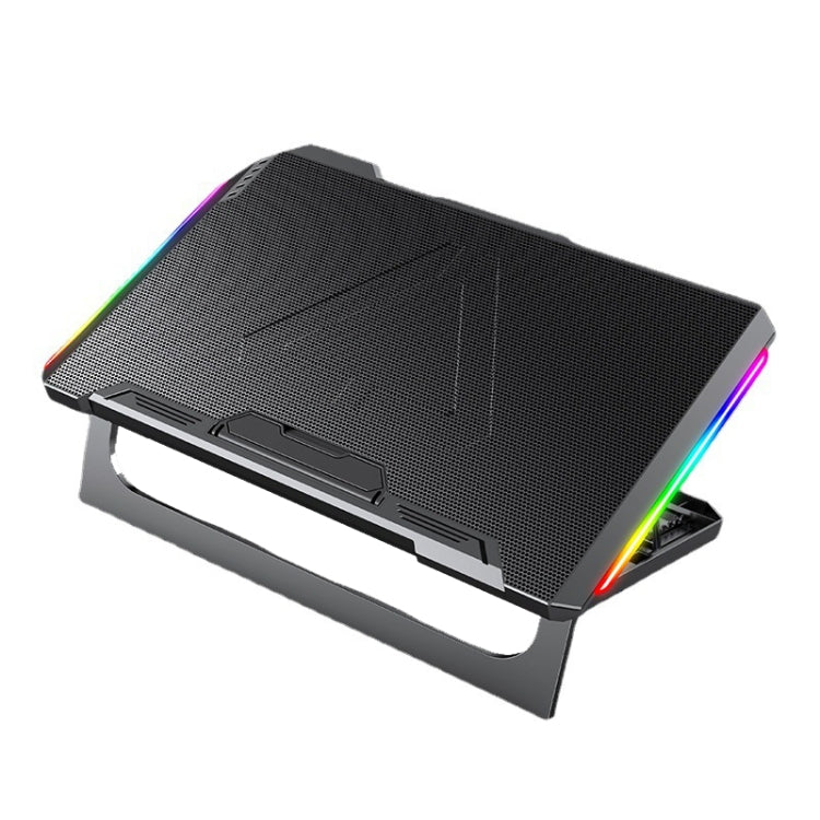 พัดลมระบายความร้อนโน้ตบุ๊ก NUOXI Q9 พร้อมไฟ RGB