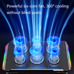 พัดลมระบายความร้อนโน้ตบุ๊ก NUOXI Q9 พร้อมไฟ RGB