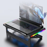 พัดลมระบายความร้อนโน้ตบุ๊ก NUOXI Q9 พร้อมไฟ RGB