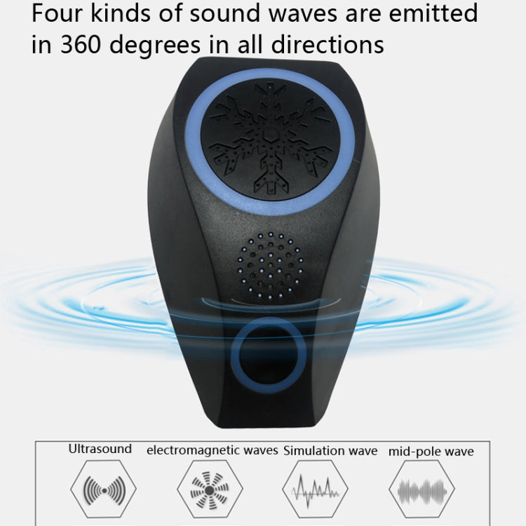Snowflake Ultrasonic Mosquito Repellent Mouse Repellent, Specification:, US Plug, EU Plug, UK Plug