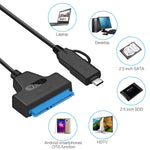 สายเคเบิลแปลง T10 USB3.1 เป็น SATA สำหรับฮาร์ดไดรฟ์