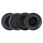 2 ชิ้น ที่ครอบหูสำหรับ Audio-Technica AD1000X AD2000X AD900X AD700X, สไตล์: หนังโปรตีนสีดำ หนังโปรตีนหนาสีดำ ผ้าฟลีซสีดำ หนังแกะสีดำ คานหูแข็ง คานหูกลวง