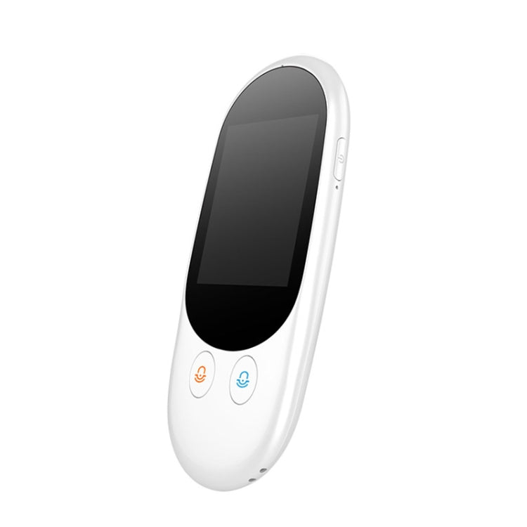 Travel Simultaneous Translator Scanning Recording Intelligent Voice Translator, White, Black