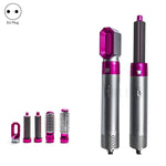 หวีลมร้อน 5-in-1 เครื่องหนีบผมอัตโนมัติและไดร์เป่าผมสองฟังก์ชัน สีเงิน+ชมพูโรส (ปลั๊ก EU), สีเงิน+ชมพูโรส (ปลั๊ก US), สีเงิน+ชมพูโรส (ปลั๊ก UK), สีดำ (ปลั๊ก EU), สีดำ (ปลั๊ก US)