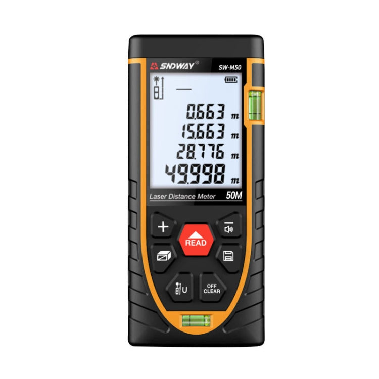 เครื่องวัดระยะเลเซอร์ เครื่องมือวัดอินฟราเรด รุ่น SNDWAY SW-M50, SW-M70, SW-M80, SW-M100, SW-M120, SW-G4S