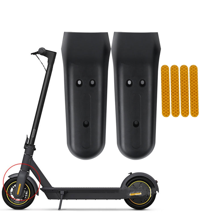 อุปกรณ์เสริมสกูตเตอร์ ฝาครอบป้องกันส้อมหน้า สำหรับ Ninebot MAX G30, สเปค: ฝาครอบ, ฝาครอบ+สติ๊กเกอร์สะท้อนแสง