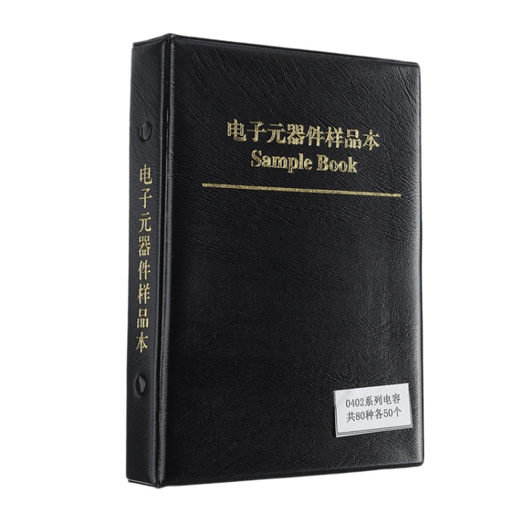 หนังสือตัวอย่างอุปกรณ์อิเล็กทรอนิกส์ตัวเก็บประจุ SMD 0402