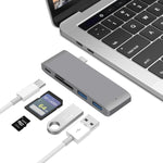 แท่นต่อ USB-C เป็น HDMI พร้อมเครื่องอ่านบัตร, สเปค: 5 in 1 สีเทา, 5 in 1 สีเงิน, 6 in 1 สีเทา, 6 in 1 สีเงิน