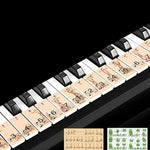 สติกเกอร์คีย์บอร์ดเปียโน M52 88/76/61/54/49 คีย์, ลายต้นไม้, ยีราฟ