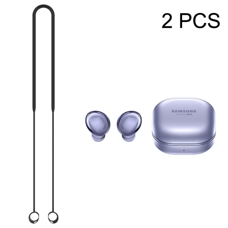 2 ชิ้น สายซิลิโคนกันหูฟังบลูทูธหาย สำหรับ Samsung Galaxy Buds Pro สีดำ สีน้ำเงิน สีแดง สีขาว
