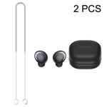 2 ชิ้น สายซิลิโคนกันหูฟังบลูทูธหาย สำหรับ Samsung Galaxy Buds Pro สีดำ สีน้ำเงิน สีแดง สีขาว