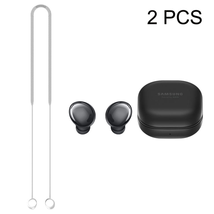 2 ชิ้น สายซิลิโคนกันหูฟังบลูทูธหาย สำหรับ Samsung Galaxy Buds Pro สีดำ สีน้ำเงิน สีแดง สีขาว