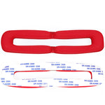 2 PCS Headphone Sleeve Cover for Sennheiser GSP300 GSP370 GSP350,Style:, Protein Skin, Lamb Leather, Black Head Beam, Red Head Beam, Blue Head Beam, Mesh Cloth