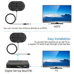 เสาอากาศ HDTV ขนาดเล็ก 3 ชิ้น เสาอากาศทีวีดิจิทัล HD, 3 ชิ้น HDTV