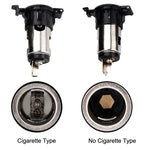 Car Modified Cigarette Lighter Waterproof Vehicle Charging Power Socket No Cigarette Type (with 1.5cm Line), Cigarette Type (with 1.5m Line), No Cigarette Type (with 1.5m Line)