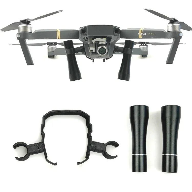 ไฟ LED เติมแสงสำหรับโดรน มองเห็นด้านหน้า ไฟกลางคืน ไฟค้นหา สำหรับ DJI Mavic Pro