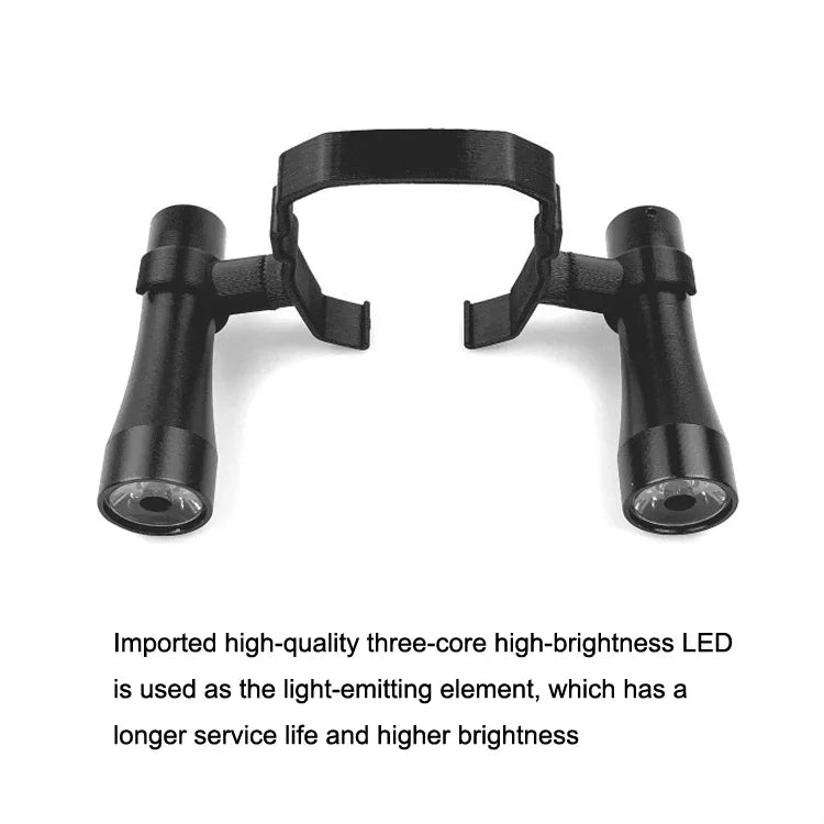 ไฟ LED เติมแสงสำหรับโดรน มองเห็นด้านหน้า ไฟกลางคืน ไฟค้นหา สำหรับ DJI Mavic Pro