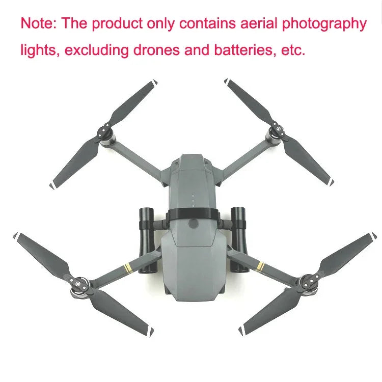 ไฟ LED เติมแสงสำหรับโดรน มองเห็นด้านหน้า ไฟกลางคืน ไฟค้นหา สำหรับ DJI Mavic Pro