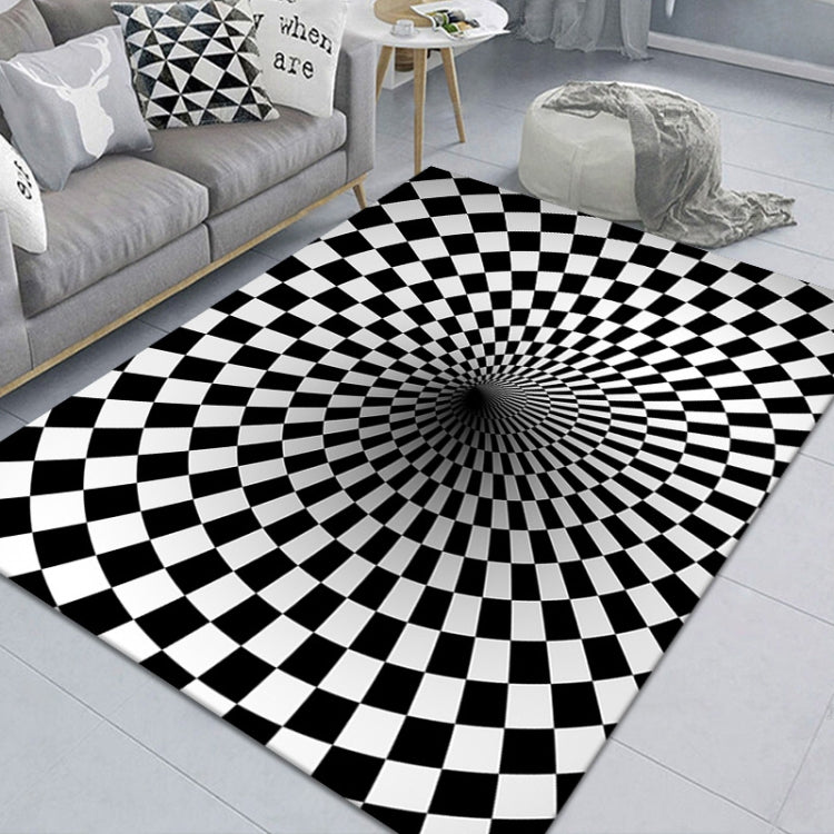 พรมห้องนั่งเล่นลายเรขาคณิตสามมิติแบบสเตอริโอ ขนาด 40x60cm, 50x80cm, 60x90cm, 80x120cm, 80x160cm, 120x160cm, 140x200cm